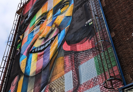 Anne Frank by Eduardo Kobra
