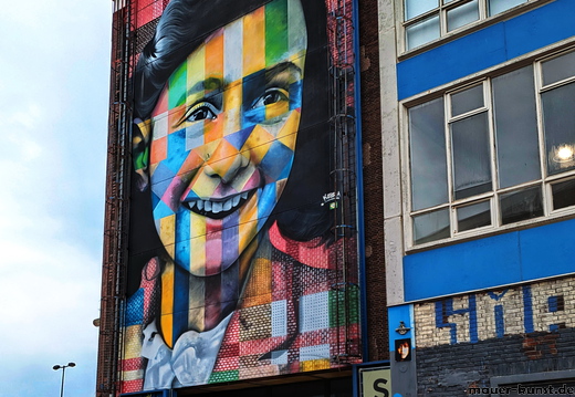 Anne Frank by Eduardo Kobra