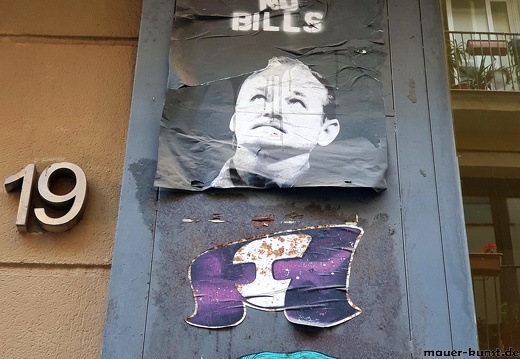 Bill Murray - Street Art Barcelona